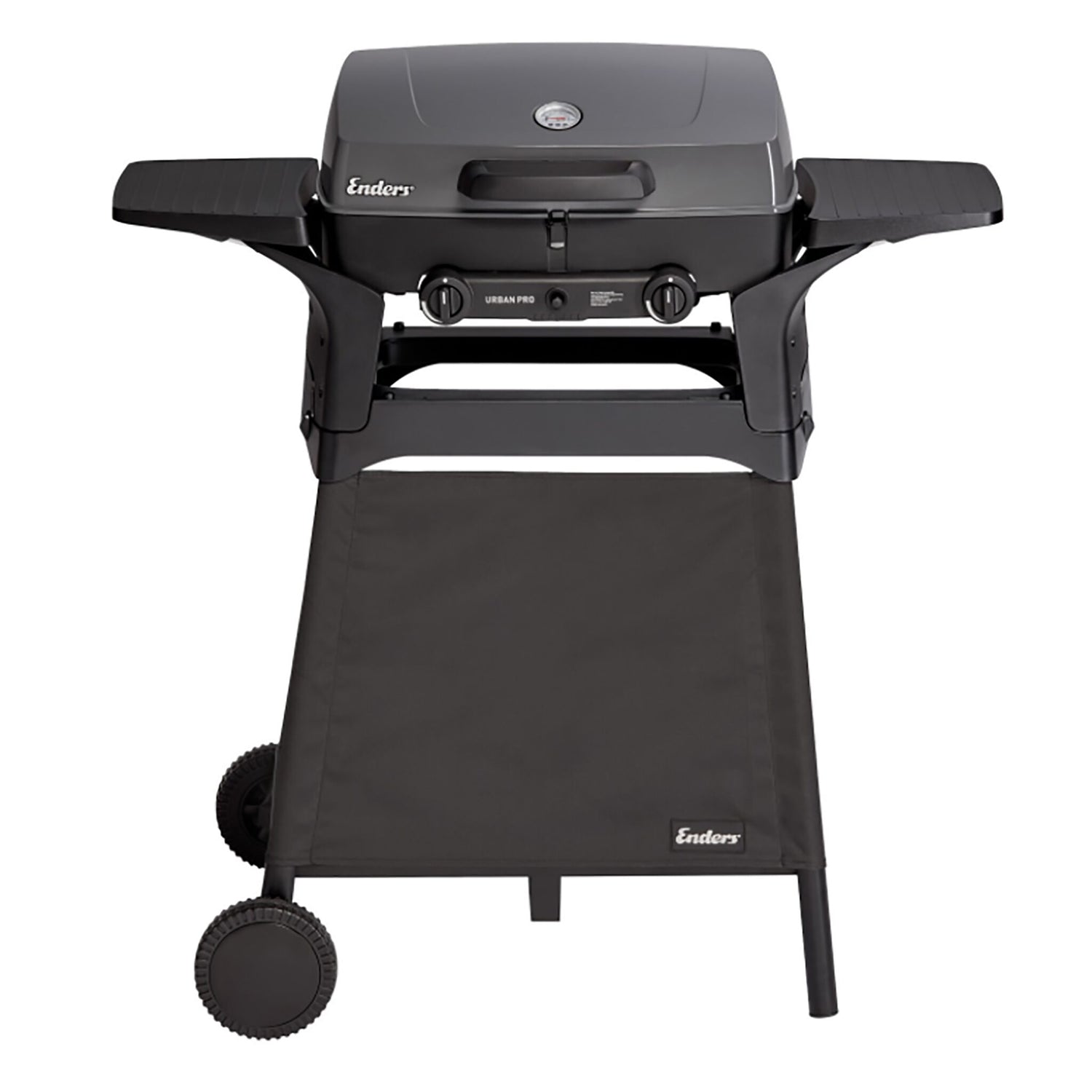 Enders Gasgrill URBAN PRO 2 Edelstahlbrenner, mobiler Grill, einfache Reinigung, präzise Temperaturkontrolle - (Optional mit Trolley)