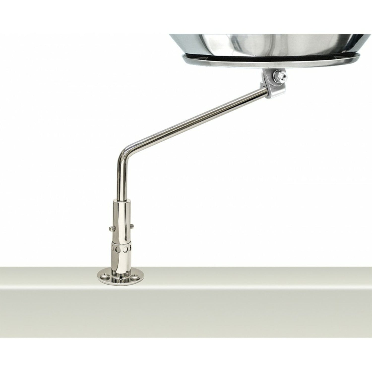 Magma Grillhalterung Edelstahl für Decksmontage, Bordgrill-Halter, flexibel rotierbar für Magma Marine Kettle