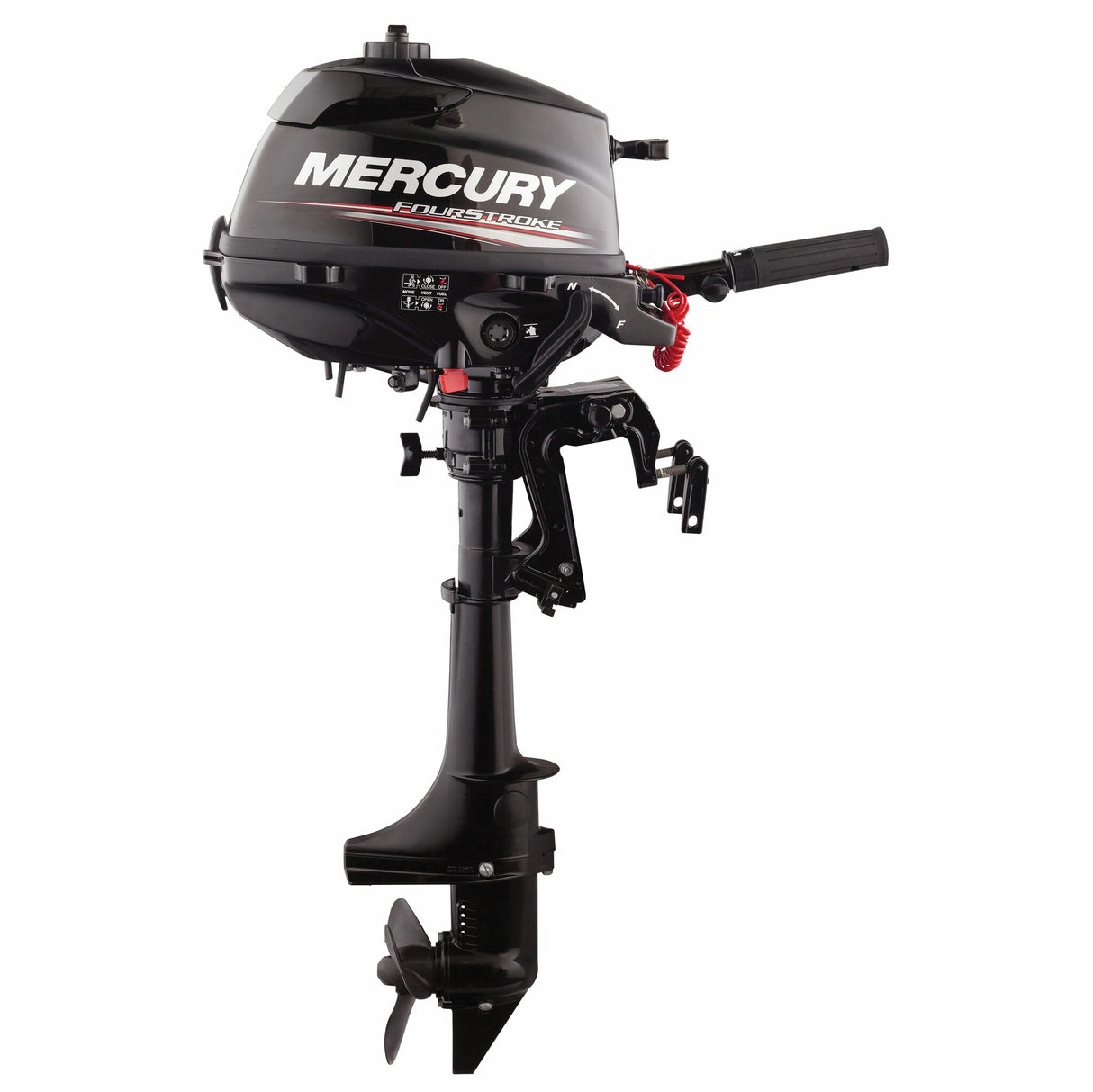 Mercury Außenborder F3,5 MLH Langschaft mit 360-Grad-Steuerpinne, Bootsmotor, einfaches Starten durch automatisches Dekompressionssystem