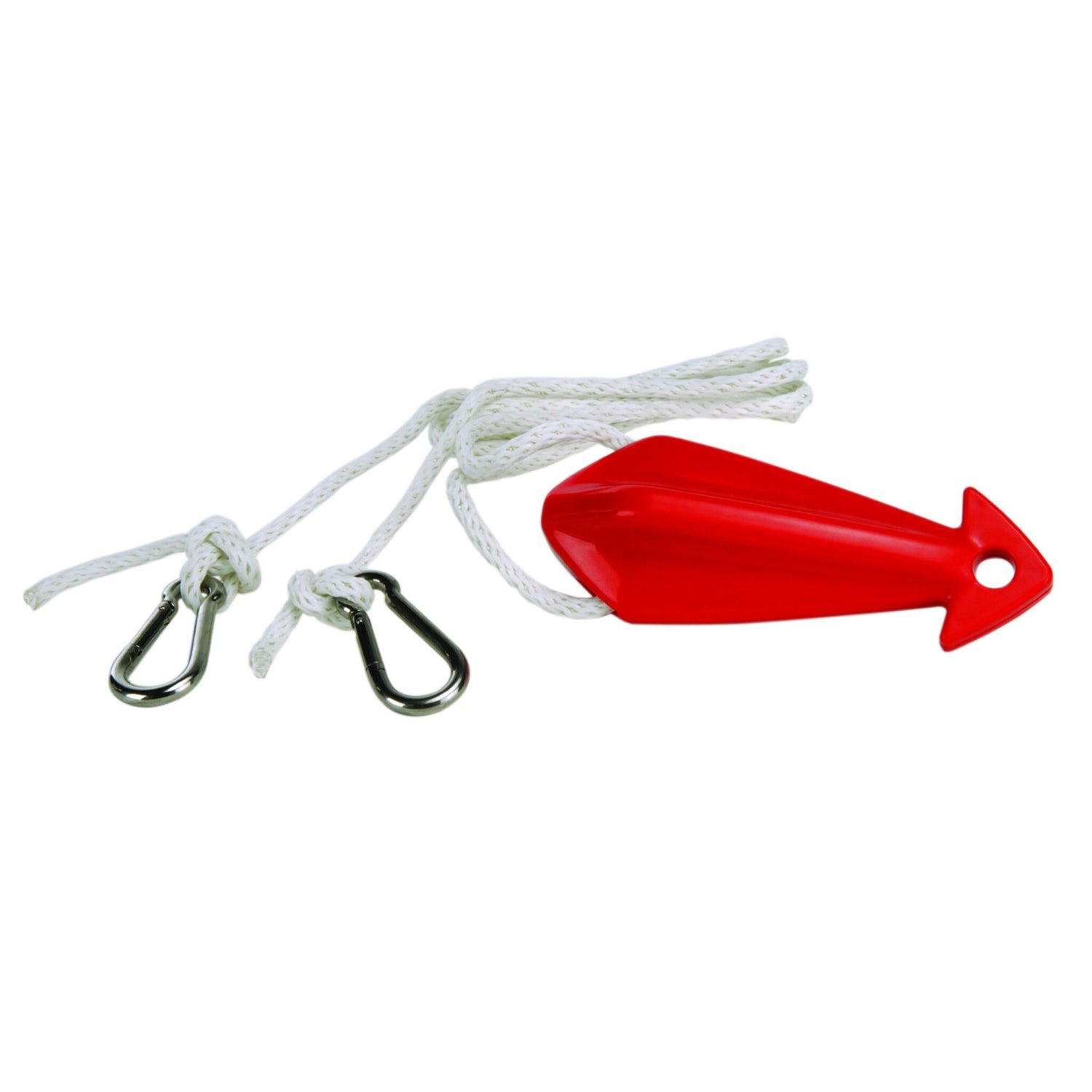 Jobe Schleppdreieck 3,6 m, Wasserski Funtubes Seil, Edelstahlhaken Bruchfestigkeit 530 kg