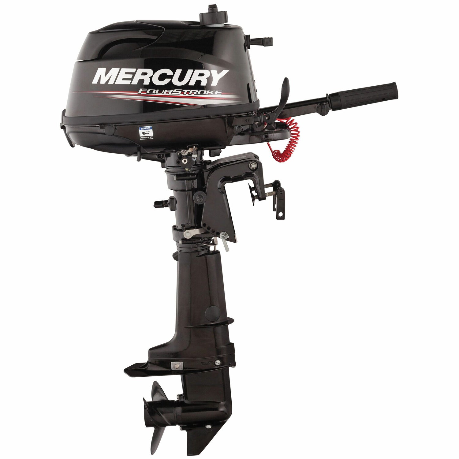 Mercury Außenborder 6 PS Langschaft, Bootsmotor, Multitrimm für Flachwasser