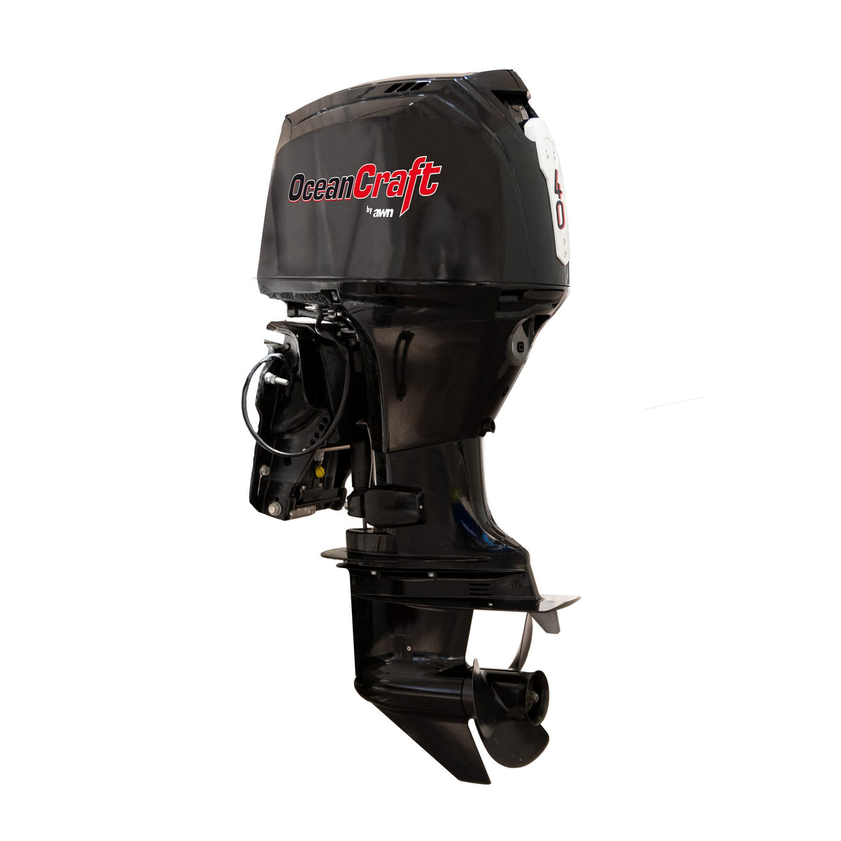 OceanCraft Außenbordmotor EFI 40 PS leisem Benzinmotor, Bootsmotor, Quick-Start & Power-Thrust Design
