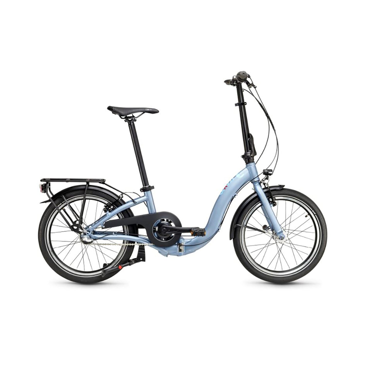 COAST Klapprad LOWTIDE 20 Zoll, faltbares Fahrrad mit 3-Gang-Nabenschaltung und Rücktrittbremsnabe, ideal für moderne Mobilität - blau oder rot