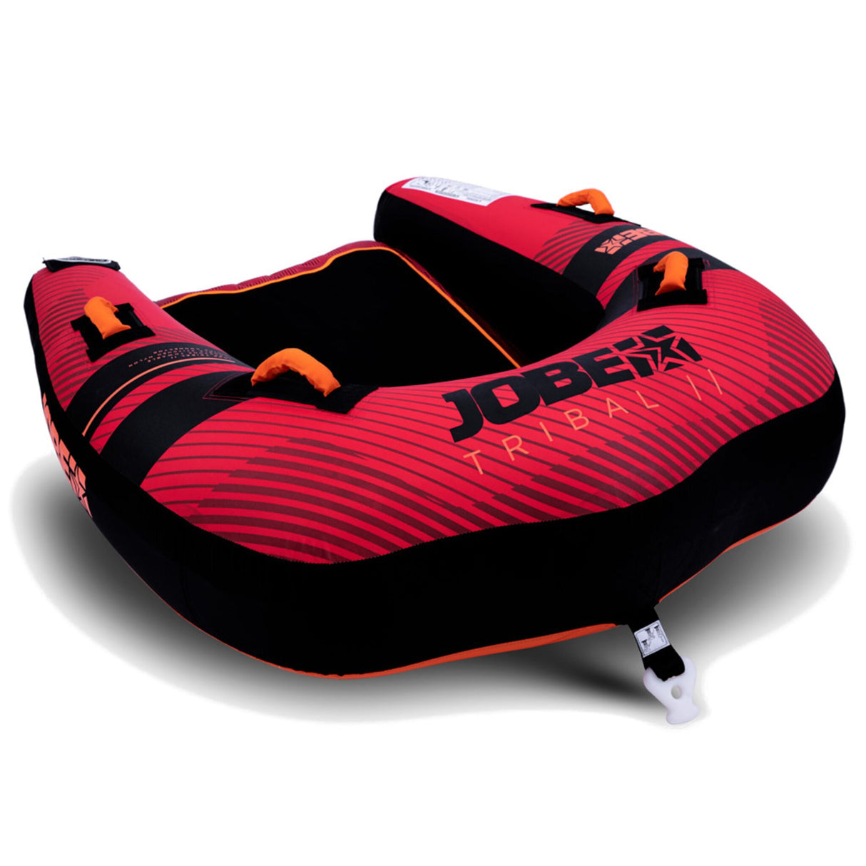 Jobe Funtube 2 Personen Schnellverbindungssystem, Wassersport-Tube, Deluxe-Griffe Neopren