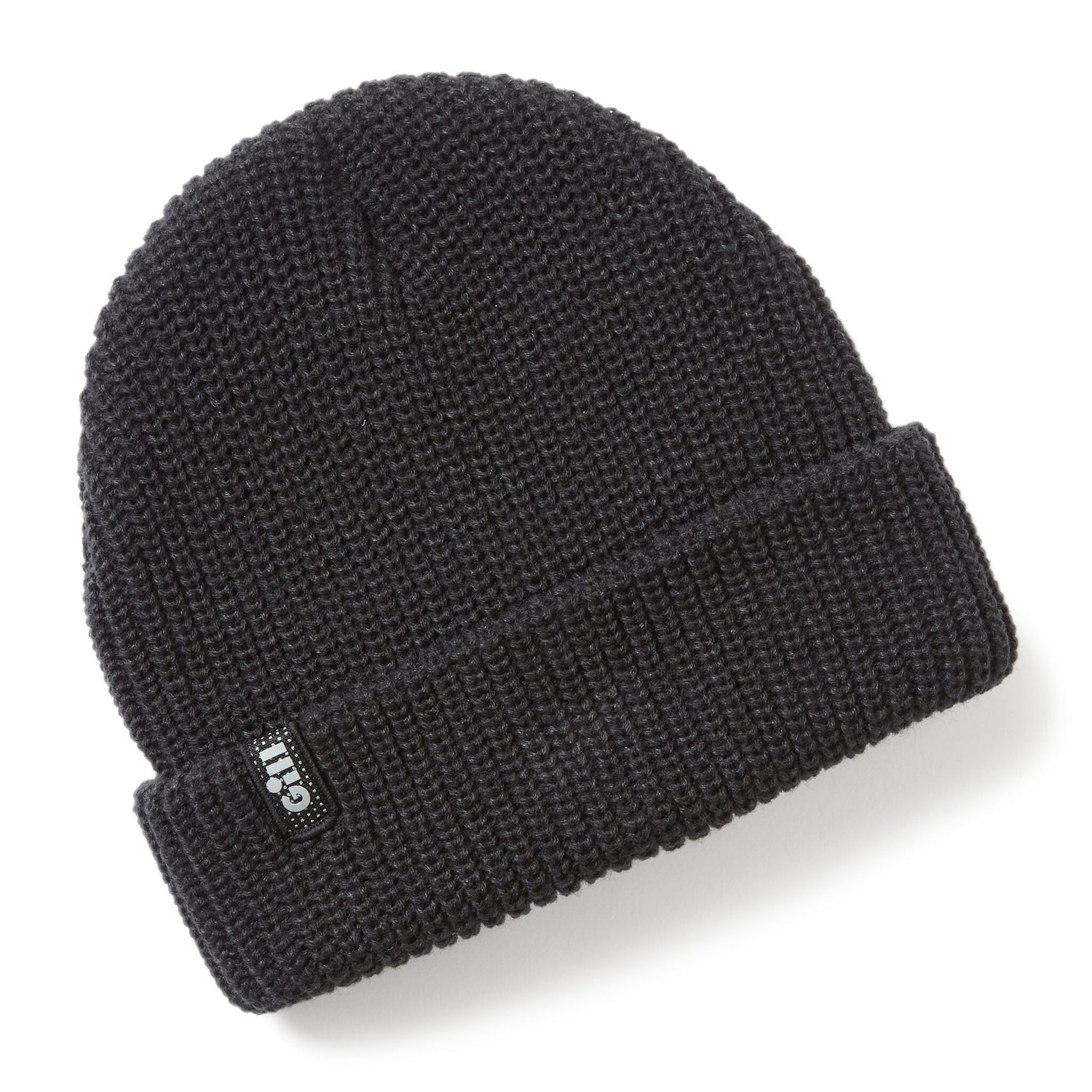 GILL Strickmütze Beanie aus Wolle-Acryl-Mischung, Kabelstrick, mit beheizbarem Fleecefutter - graphit oder hellblau