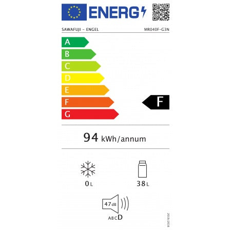ENGEL Kompressor Kühlbox 38 Liter, Kältebox, konstante Kühlleistung über 50°C, extrem energieeffizient