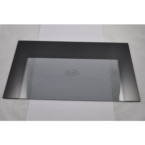 Äußere Glasscheibe Sicherheitsglas Eno Modell XYZ123, schwarze Ersatzscheibe, feuchtigkeitsresistent und robust