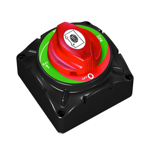 Hella Batterieschalter 350 Ampere, Stromunterbrecher, Modell XYZ123, schwarz, hohe Sicherheit