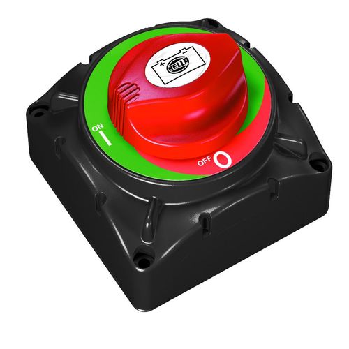 Hella Batterieschalter 600 Ampere, Batterieunterbrecher, Modell XYZ123 Schwarz