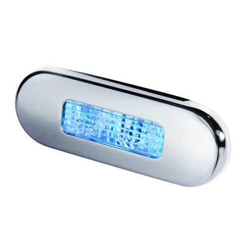 Hella LED Stufenleuchte rostfrei poliert, Treppenlicht, hermetisch versiegelt IP67