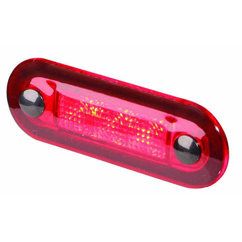 Hella LED-Umgebungsleuchte 12V rot/rot, Akzentleuchte, IP67 hermetisch versiegelt
