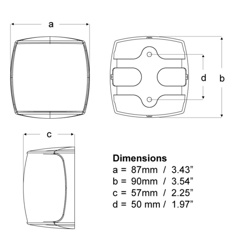 Hella LED top light 5SM, energy-saving, maintenance-free IP67, navigation light, multi-volt technology