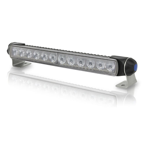 Hella LED Lichtleiste 2200 Lumen schwarz, LED-Leuchtstäbe, extrem schmale 5° Spot-Ausleuchtung