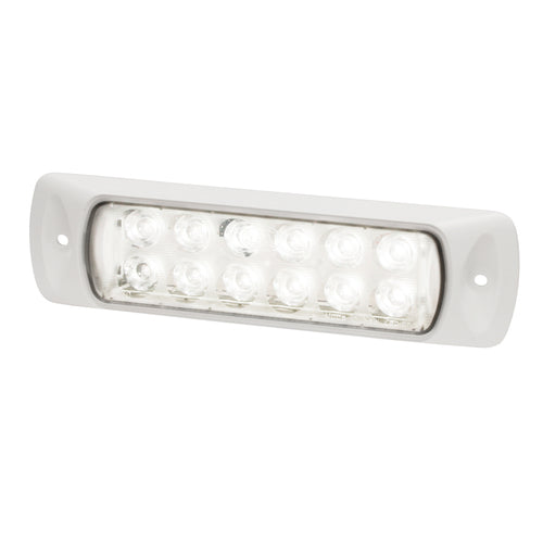 Hella LED Deckscheinwerfer 9-33V, Bootsbeleuchtung, wasserfest und energieeffizient, 250g, 200 Lumen