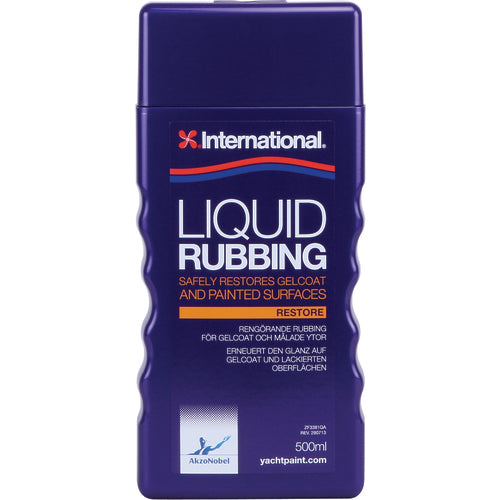 Liquid Rubbing Politur 500 ml, flüssige Politur, glanzsteigernd für Gelcoat und Lackierungen