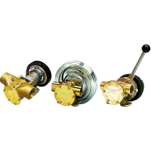 Johnson Impeller Pump Electromagnetic Clutch Stainless Steel Shaft Bronze Housing, Bilge Pump, Automatically Controlled for Heavy Duty