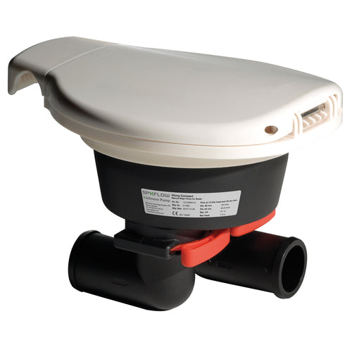 Johnson Viking Handbetriebene Bilgepumpe Kompakt D38/D25, Membranpumpe, 360° drehbare Anschlüsse