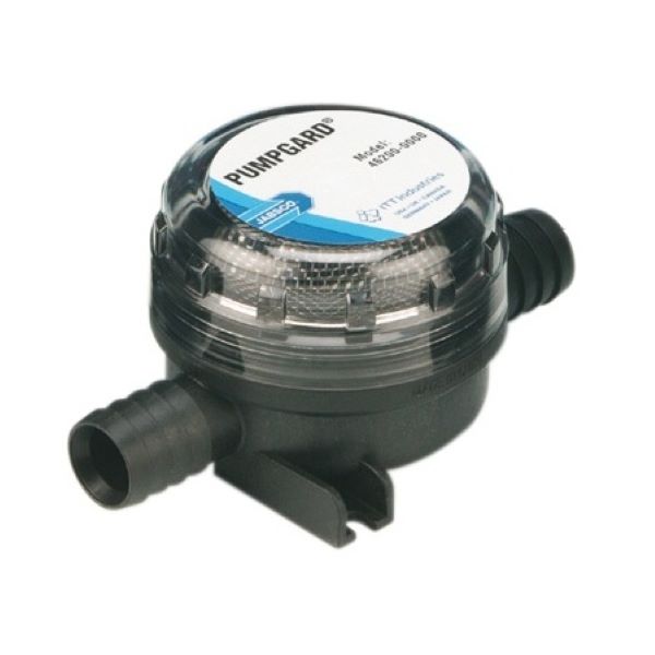 Jabsco Prefilter 40 Mesh Stainless Steel Filter, Inline Water Filter, Effective Protection against Dirt, Easy Maintenance, Transparent Inspection