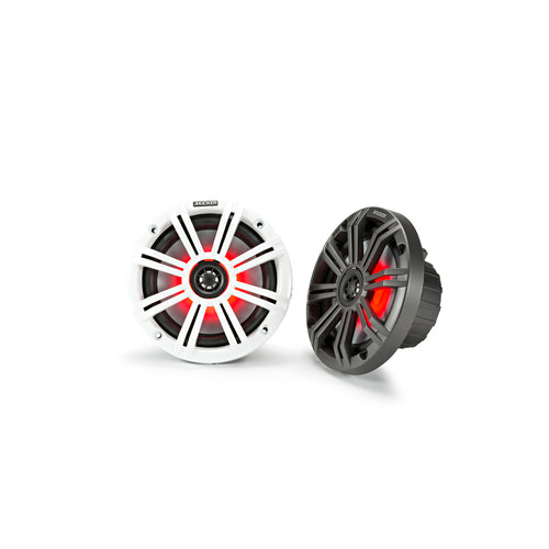 KICKER Marine Audio Lautsprecher 6,5 Zoll, wetterfest und UV-beständig, ideal für Wassersport