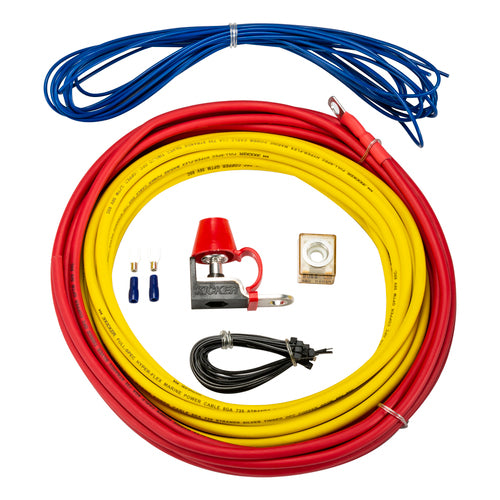 KICKER Verstärker-Kit 8AWG OFC-Kabel, Marine-Audio-Kabelset, Komplettlösung mit Sicherung und Marine-Spezifikationen
