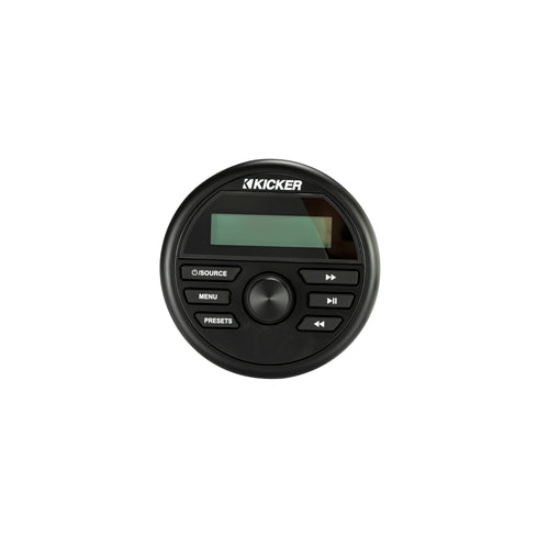 KICKER Marine Audio Media-Center, wasserdicht IP67 Bluetooth Media Center, 200W Leistung für Boote