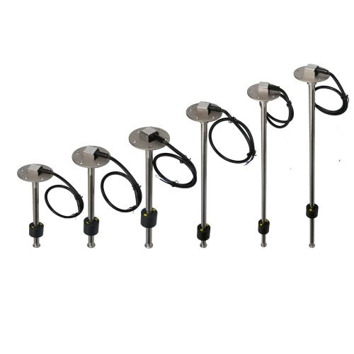 Kraftstofftankgeber 120 mm-650 mm | 240-33 OHM, robuster Edelstahl, universell für 12 V - (Optional mit Zubehör)