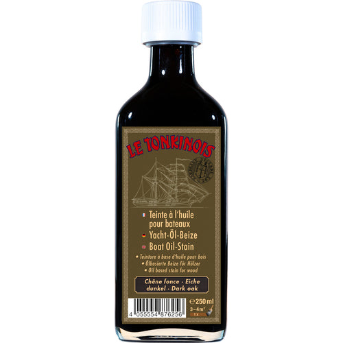 LeTonkinois Ölbeize Eiche Dunkel 0,25 L, Holzbeize, Gleicht Farbunterschiede aus