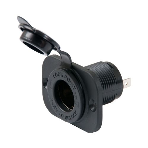 Marinco 12V Steckdose korrosionsbeständige Marine-Materialien, 12V Receptacle, feuchtigkeitsresistente Twist-Lock-Verbindungssysteme