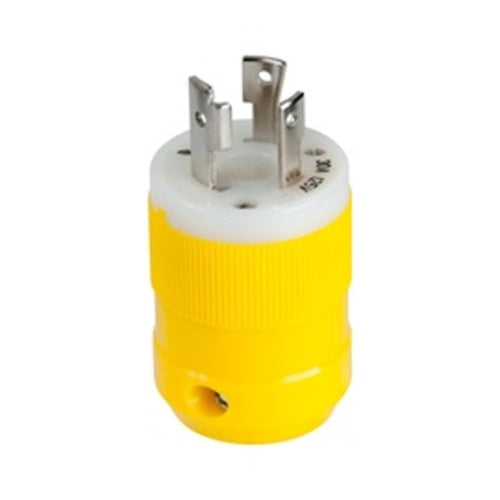 Marinco Stiftstecker 30A 125V, Shore Power Plug, korrosionsbeständige Kontakte und Klemmen