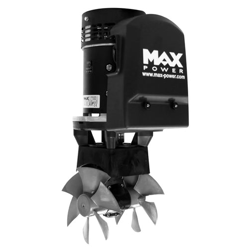 MAXPOWER Bugstrahlruder 12V 185mm Tunnel Ø, Schiffspropeller wartungsfrei, patentierter Antriebsstrang