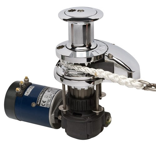 Maxwell Ankerwinde Vertikale RC10-8 mit Spill, 12V 8mm Kette, Seilwinde aus Edelstahl