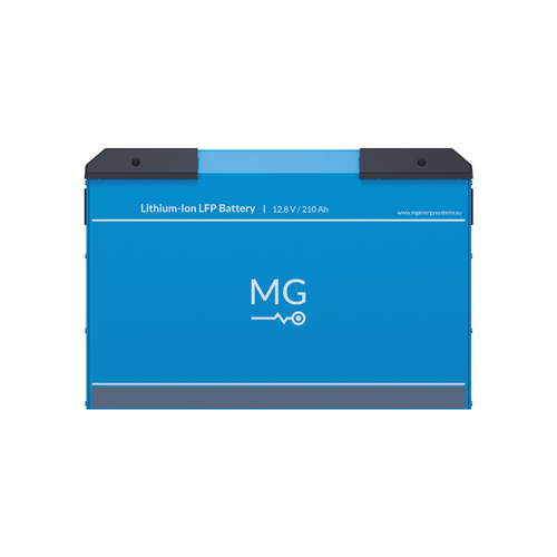 MG Battery LiFePo4 12.8V 210Ah 2700Wh, storage solution, extended life cycle and easy installation