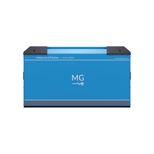 MG Battery LFP 25.6V 230Ah 5800Wh, lithium-ion battery, high capacity