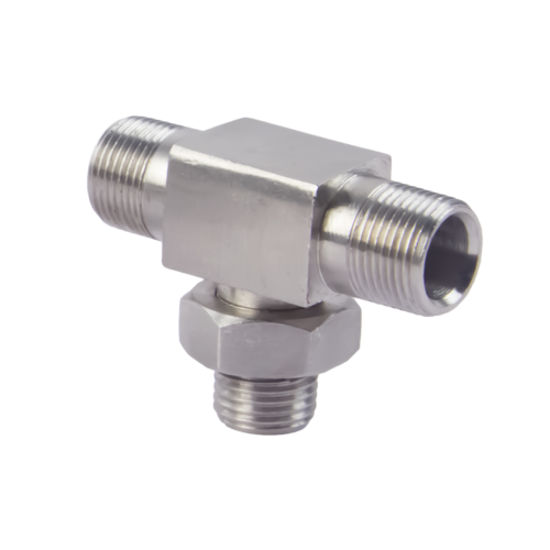 T-Fitting 9/16' -9/16'-1/2' Schwarz multiflex Sicherheitshinweis geprüftes Modell XYZ123
