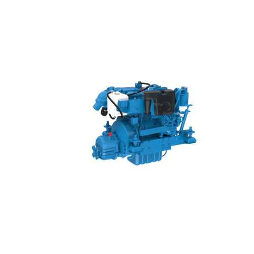 Nanni Diesel Motor 3-Zylinder 1.123l, Bootsmotor, Effiziente Kühlung mit Wärmetauscher