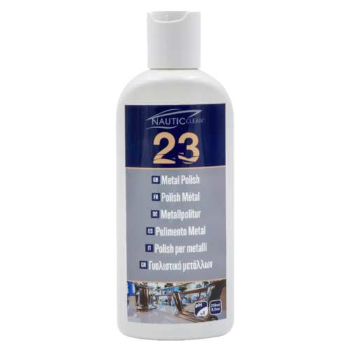 NAUTICclean Metallpolitur feine abrasive Mikrokristalle Metallreinigungspaste, glättet Kratzer, 250ml