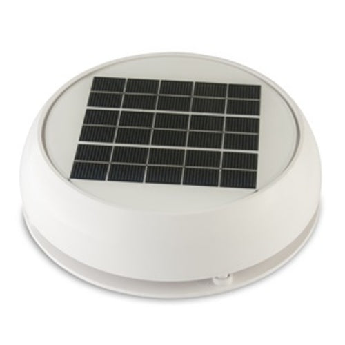 Nicro Solarlüfter 76 mm Schwarz Tag-und-Nacht-Betrieb, Ventilator, Energieeffizient