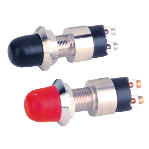 Philippi push button black, splash-proof switch, IP55 30A load capacity