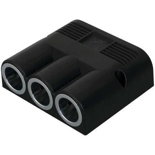 Philippi Aufbausteckdose 3-fach, Universalstecker 6-24 V, Flachstecker 6,3 mm