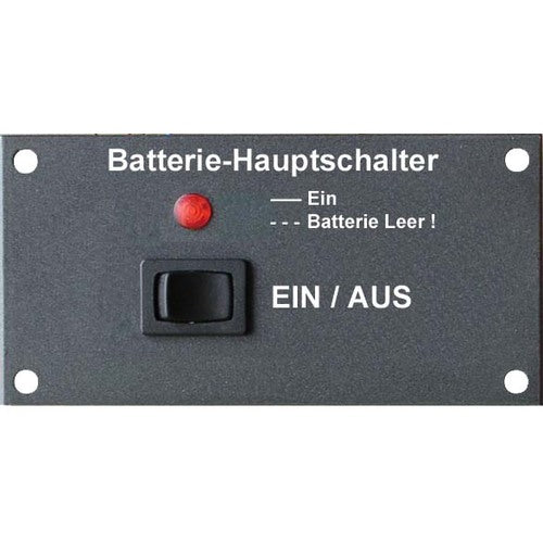 Philippi control panel deep discharge protection LED display, control unit, switchable up to 40A