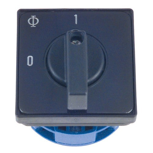 Philippi main switch 25A, cam switch for front panel mounting, installation depth 44 mm USP