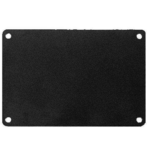 Philippi Leerplatte Kunststoffbeschichtetes Aluminium, Blindplatte, 4 Befestigungslöcher