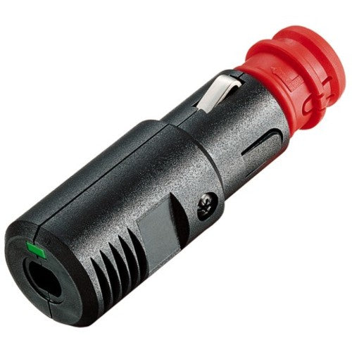 Philippi Universalstecker mit Leuchtdiode und Zugentlastung, Zigarettenanzünder-Adapter, 6-24 V