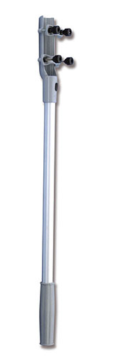Teleskophandgriff Pinnenverlängerung 75-130 cm stufenlos verstellbar, Außenborder Zubehör, für sichere Handhabung - (Optional mit Abstellknopf)
