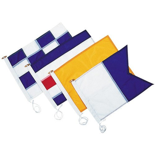 PLASTIMO Flagge Q 30x45 cm, Signalflagge, Modell XYZ123 Schwarz