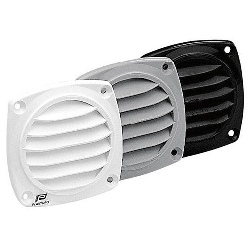 PLASTIMO Lüftungsgitter rund 85mm schwarz, Lüftungsabdeckung, Modell XYZ123