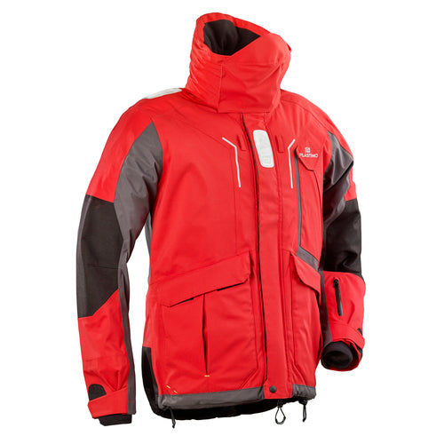 Plastimo Men's Waterproof Breathable Sailing Jacket, Sailing Clothing, With Thermal Fleece Collar Size S