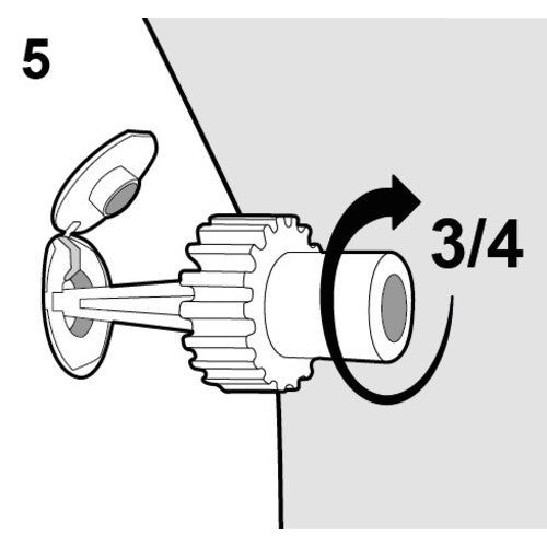 Plastimo adapter Ø 14mm for fender valve, valve adapter, compatible with Plastimo pumps