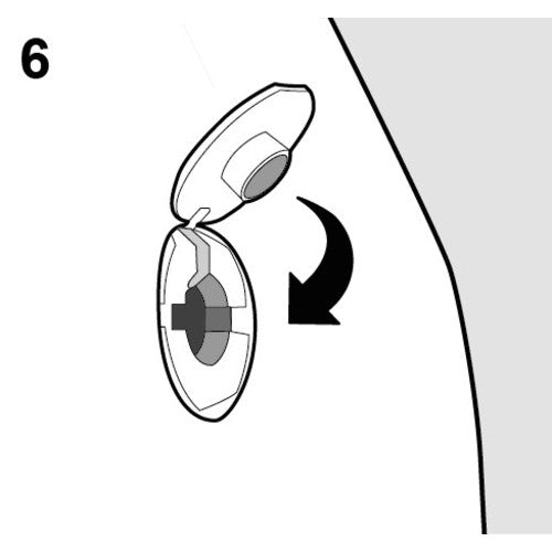 Plastimo adapter Ø 14mm for fender valve, valve adapter, compatible with Plastimo pumps