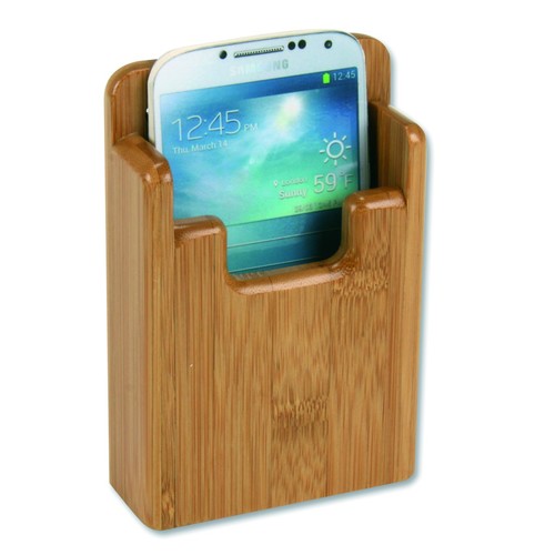 Plastimo Smartphone Halter Bambus umweltfreundlich, Handyhalter, feuchtigkeitsresistent
